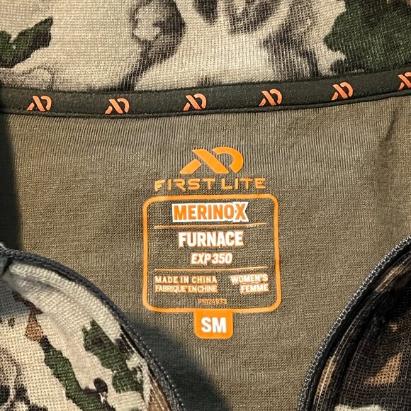 First Lite Furnace EXP 350 Merinox Quarter Zip First Lite Fusion WOMEN'S Size SM - Picture 11 of 16